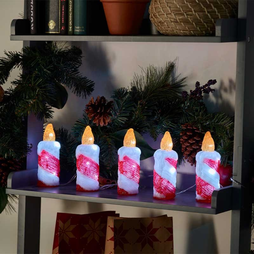 InLit Ice Flickering Candles - Set of 5 2515058 Smart Garden Mulligans of Ballaghaderreen