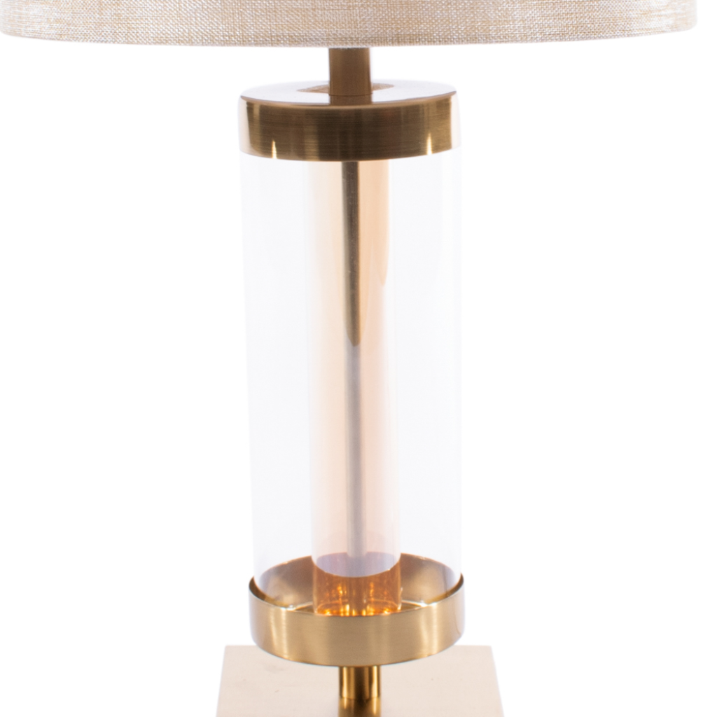 Jane Glass Cylinder Lamp Gold/Bronze 54cm TH5106 Tara Lane Mulligans of Ballaghaderreen