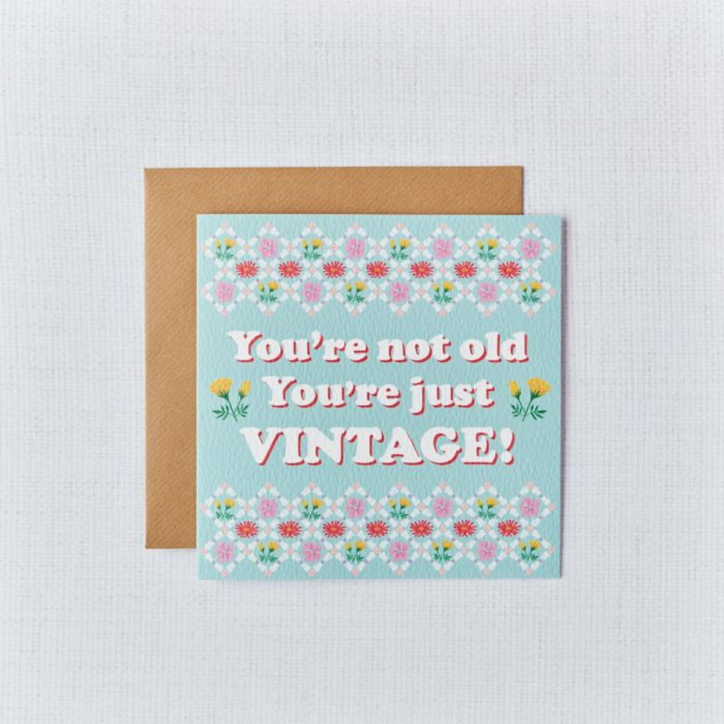 "Just Vintage" Birthday Card 4HT902 Richard Langs Mulligans of Ballaghaderreen 