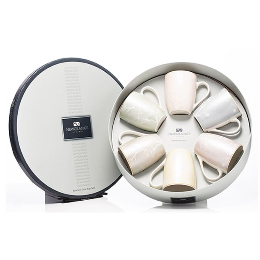 Karla Party Bone China Mugs - Set of 6 30280 Newgrange Living Kirkwood Mulligans of Ballaghaderreen 