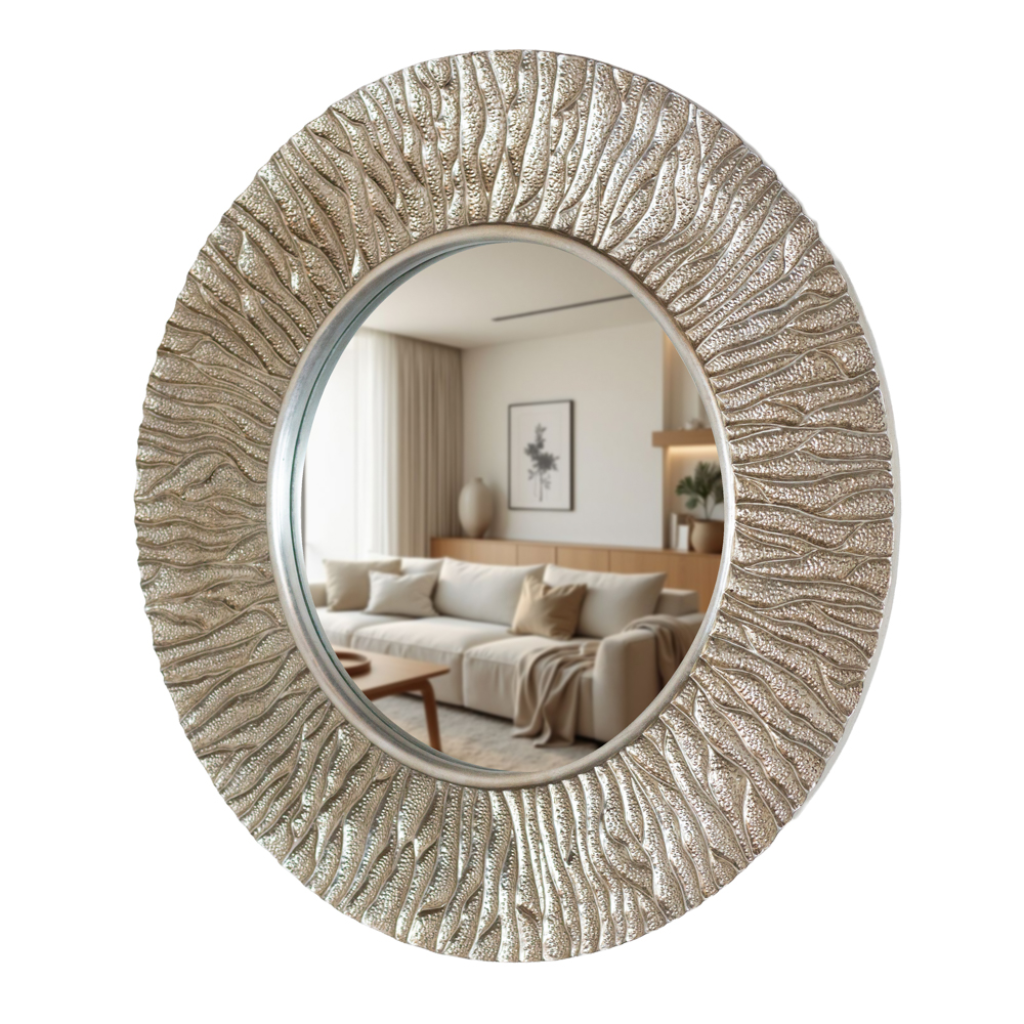 Kelsey Mirror Round Champagne TL 7219 Tara Home Mulligans of Ballaghaderreen