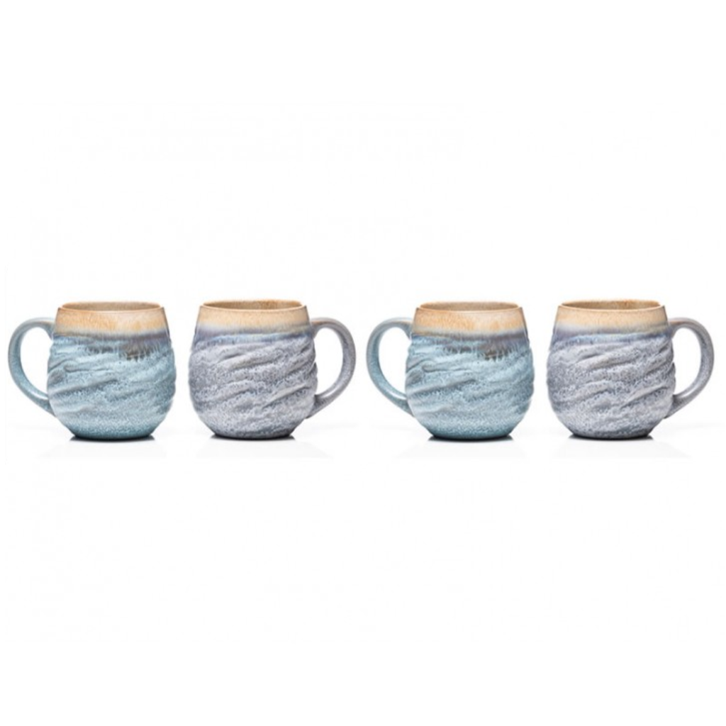 Kenmare set of 4 Roundstones mugs