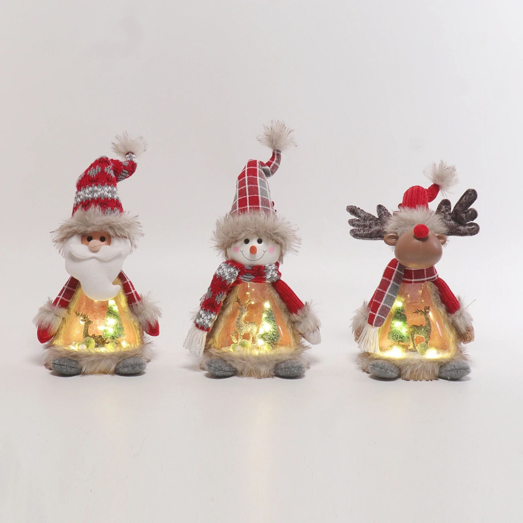LED 35cm Musical Santa, Snowman and Deer 233387 Shatchi Mulligans of Ballaghaderreen