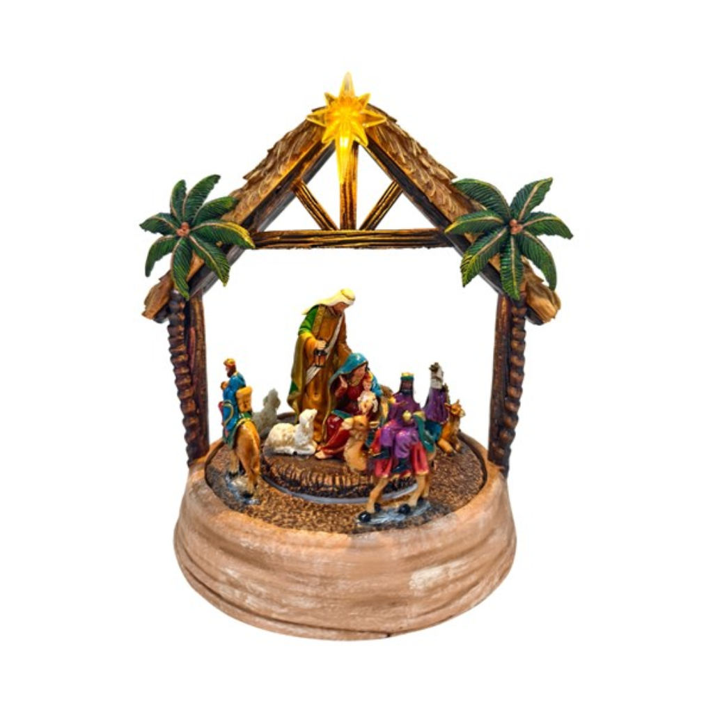 LED Animated Nativity 21.5cm 36715 Straits Home and Gift Mulligans of Ballaghaderreen