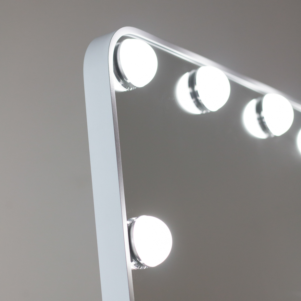 LED Bulb Modena Cheval Mirror White 160 x 50cm TL7008 Tara Lane Mulligans of Ballaghaderreen