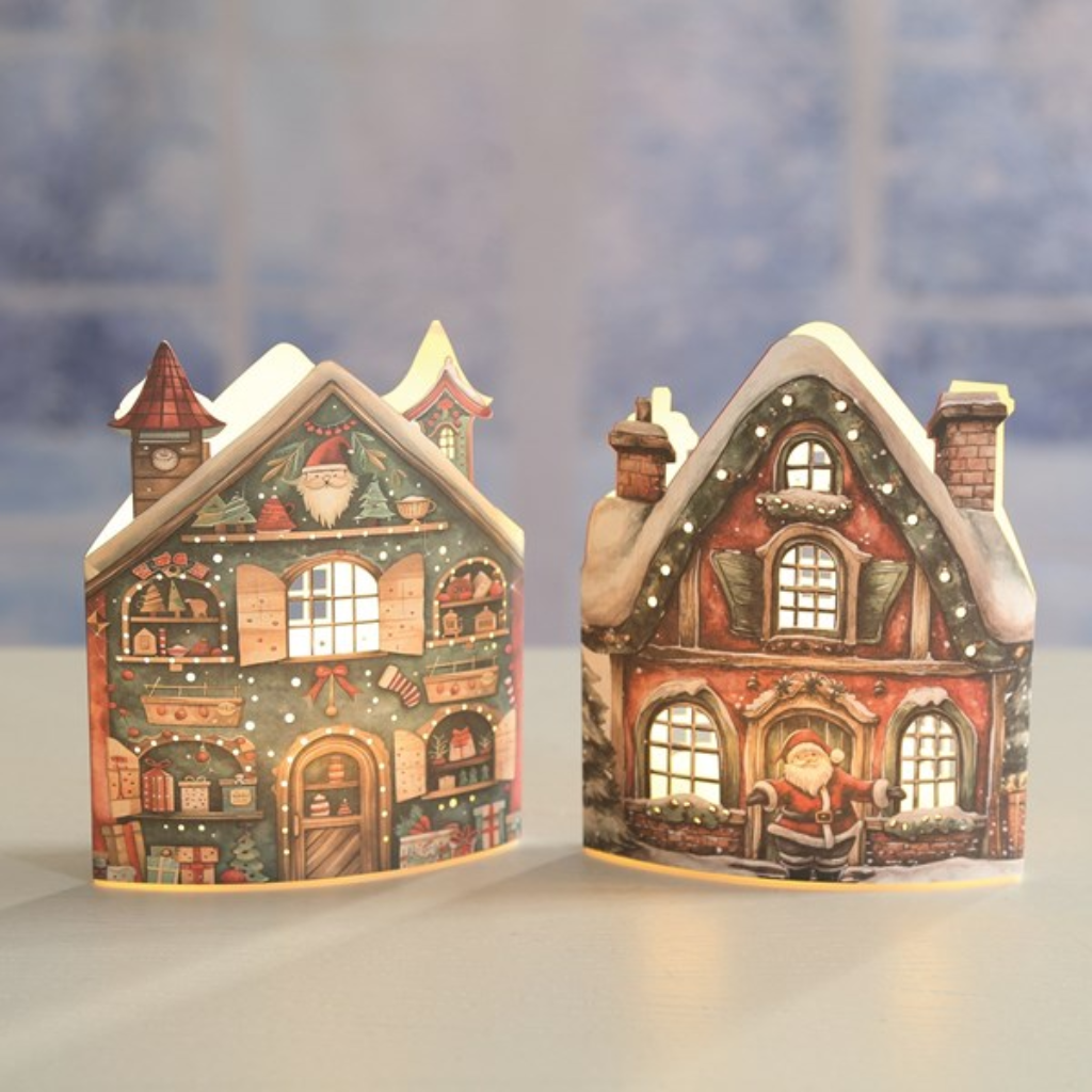 LED Christmas Houses 13x16cm 34990 Straits Mulligans of Ballaghaderreen 