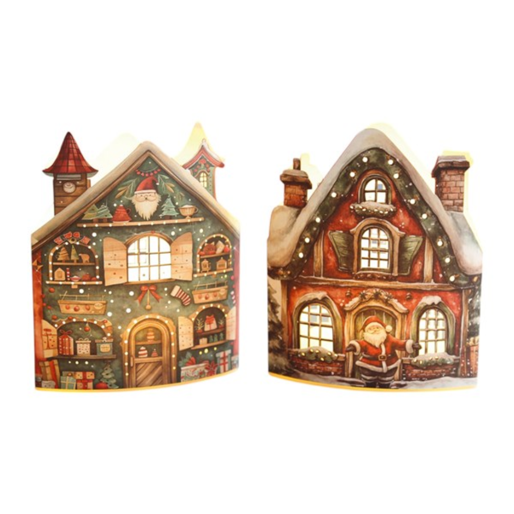 LED Christmas Houses 13x16cm 34990 Straits Mulligans of Ballaghaderreen 