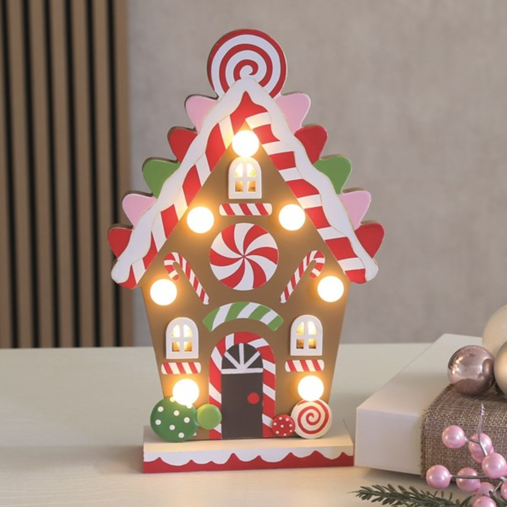 LED Gingerbread House 25cm 34375 Straits Mulligans of Ballaghaderreen 