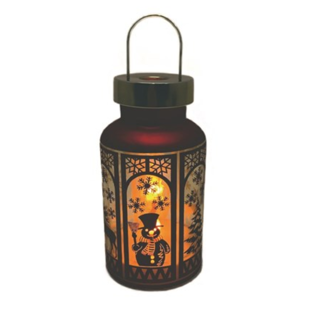 LED Lantern Gold/Red/White 24cm 34515 Straits Mulligans of Ballaghaderreen 