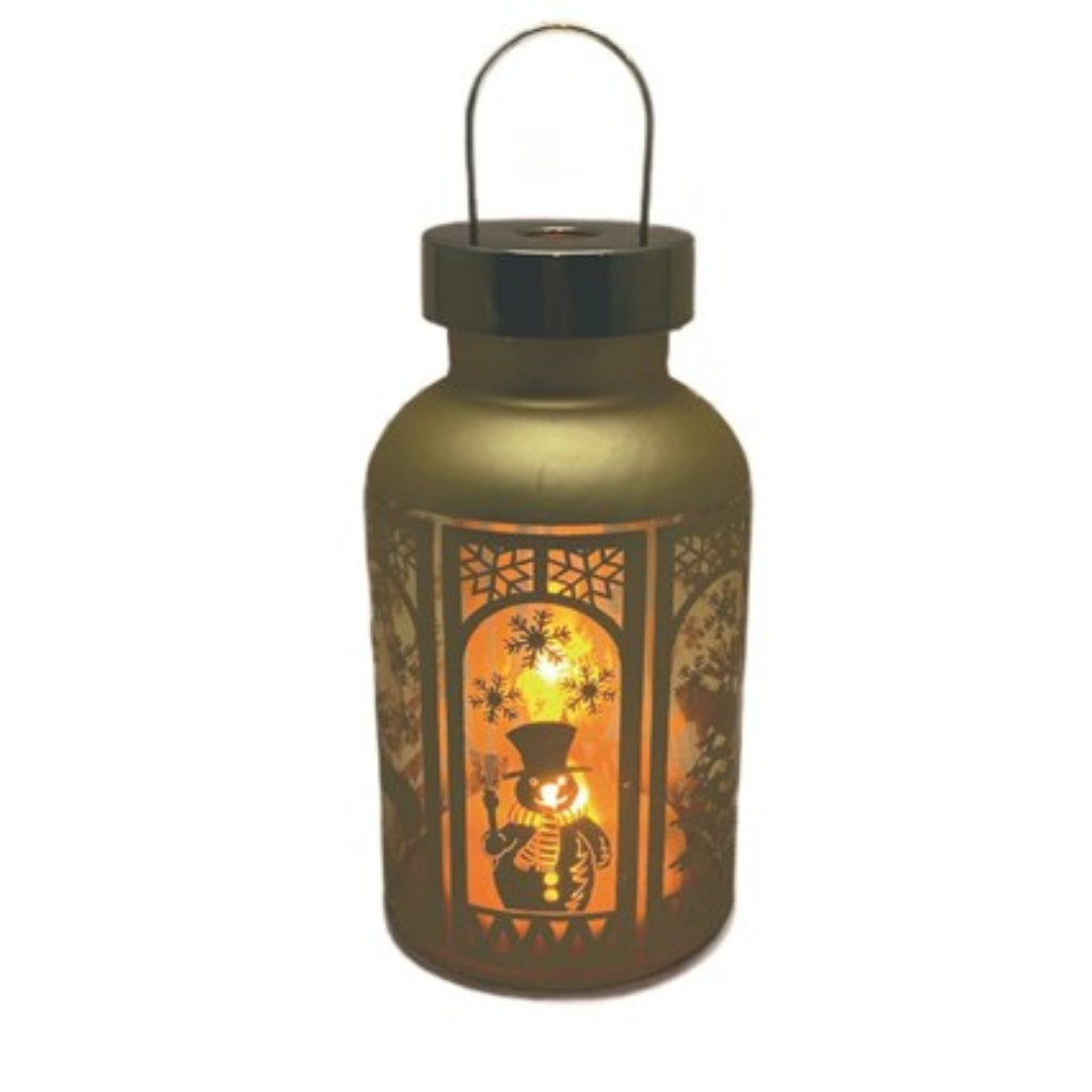 LED Lantern Gold/Red/White 24cm 34515 Straits Mulligans of Ballaghaderreen 