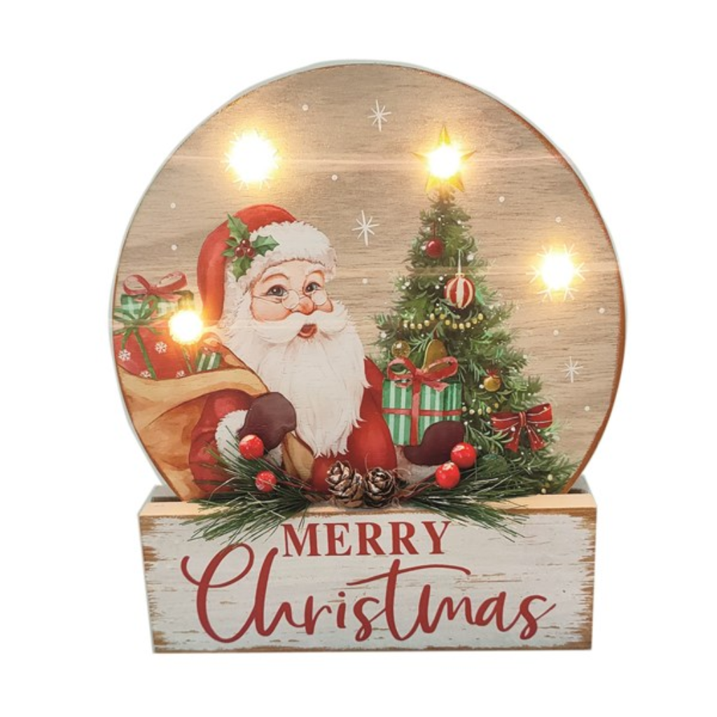 LED Merry Christmas 16x18cm 34288 Straits Mulligans of Ballaghaderreen 