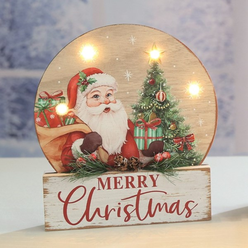 LED Merry Christmas 16x18cm 34288 Straits Mulligans of Ballaghaderreen 