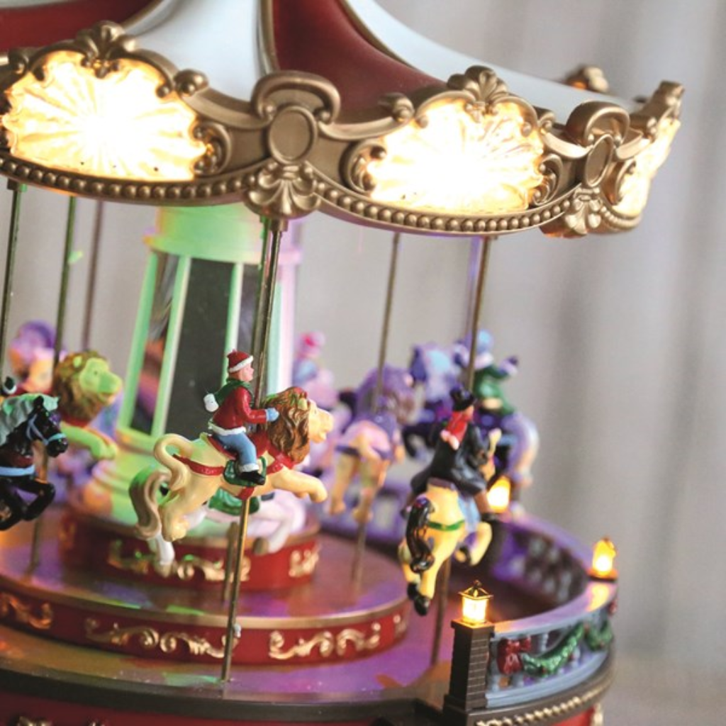 LED Musical Carousel 30x36cm 34451 Straits Mulligans of Ballaghaderreen 
