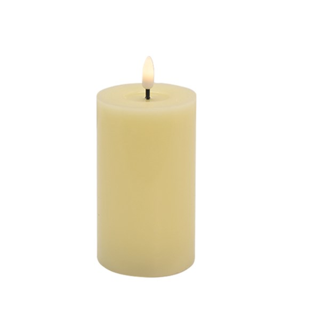 LED Pillar Ivory 12.5cm 36291 Straits Home and Gift Mulligans of Ballaghaderreen