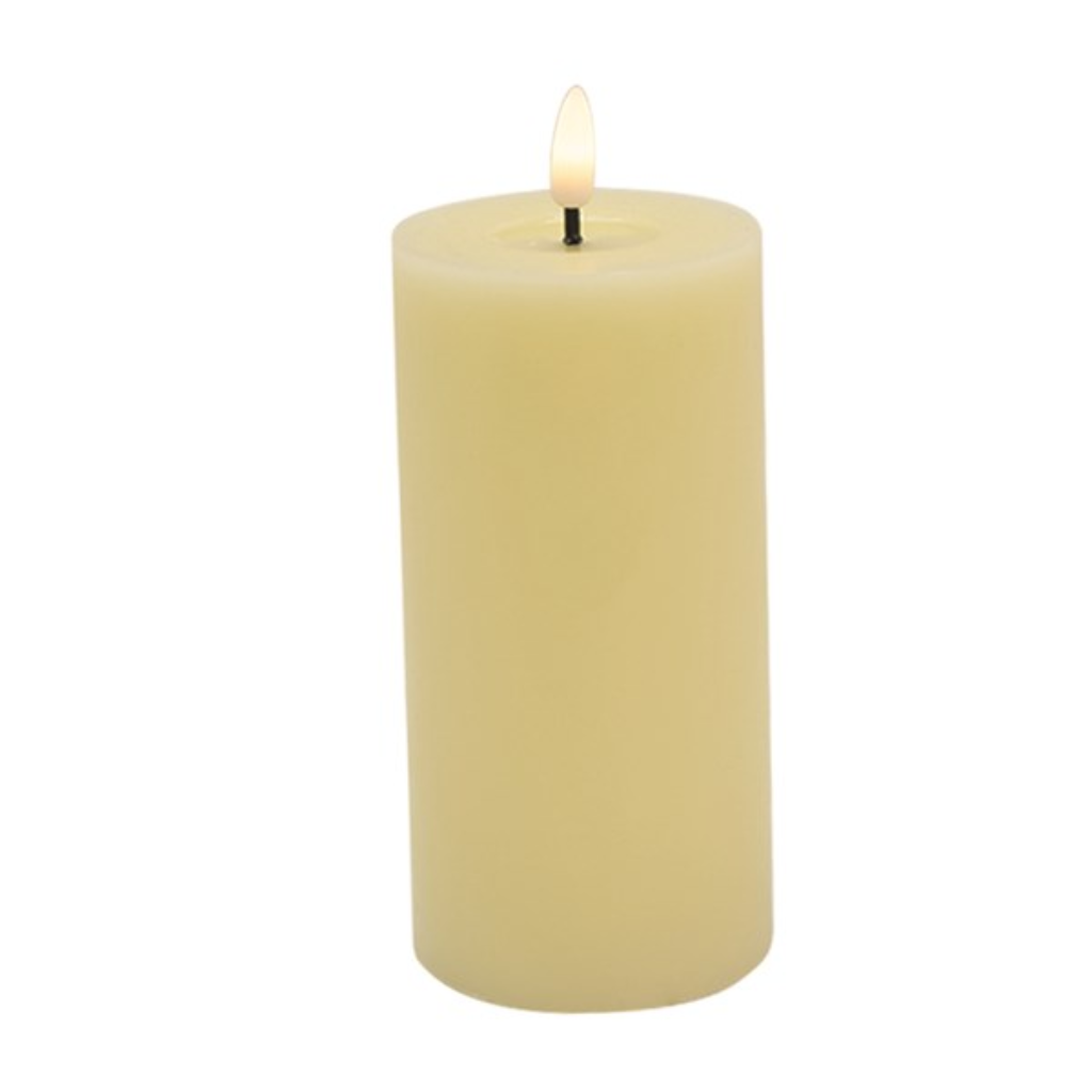LED Pillar Ivory 15cm 36290 Straits Home and Gift Mulligans of Ballaghaderreen
