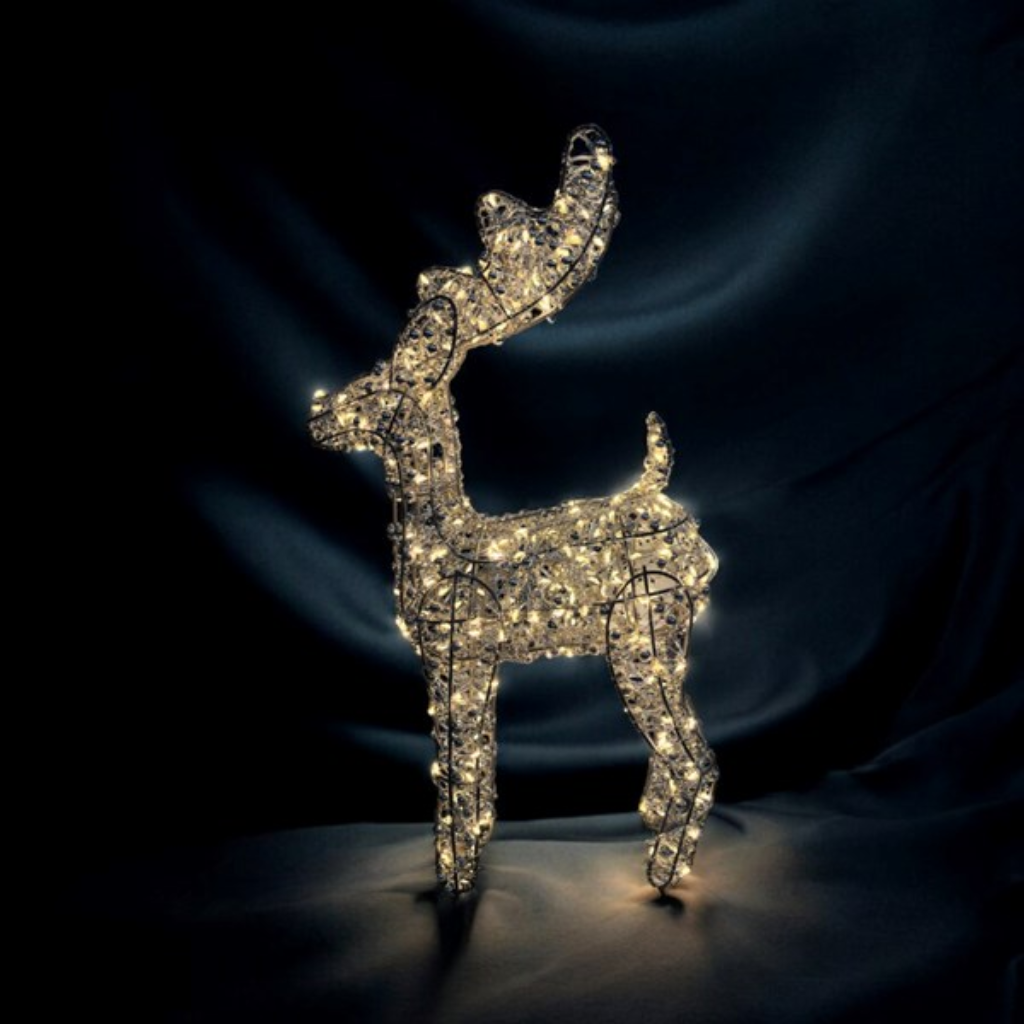 LED Reindeer Gold 37cm 36557 Straits Home and Gift Mulligans of Ballaghaderreen