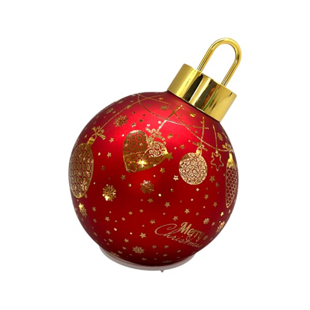 LED Rotating Bauble Red 15cm 36869 Straits Home and Gift Mulligans of Ballaghaderreen