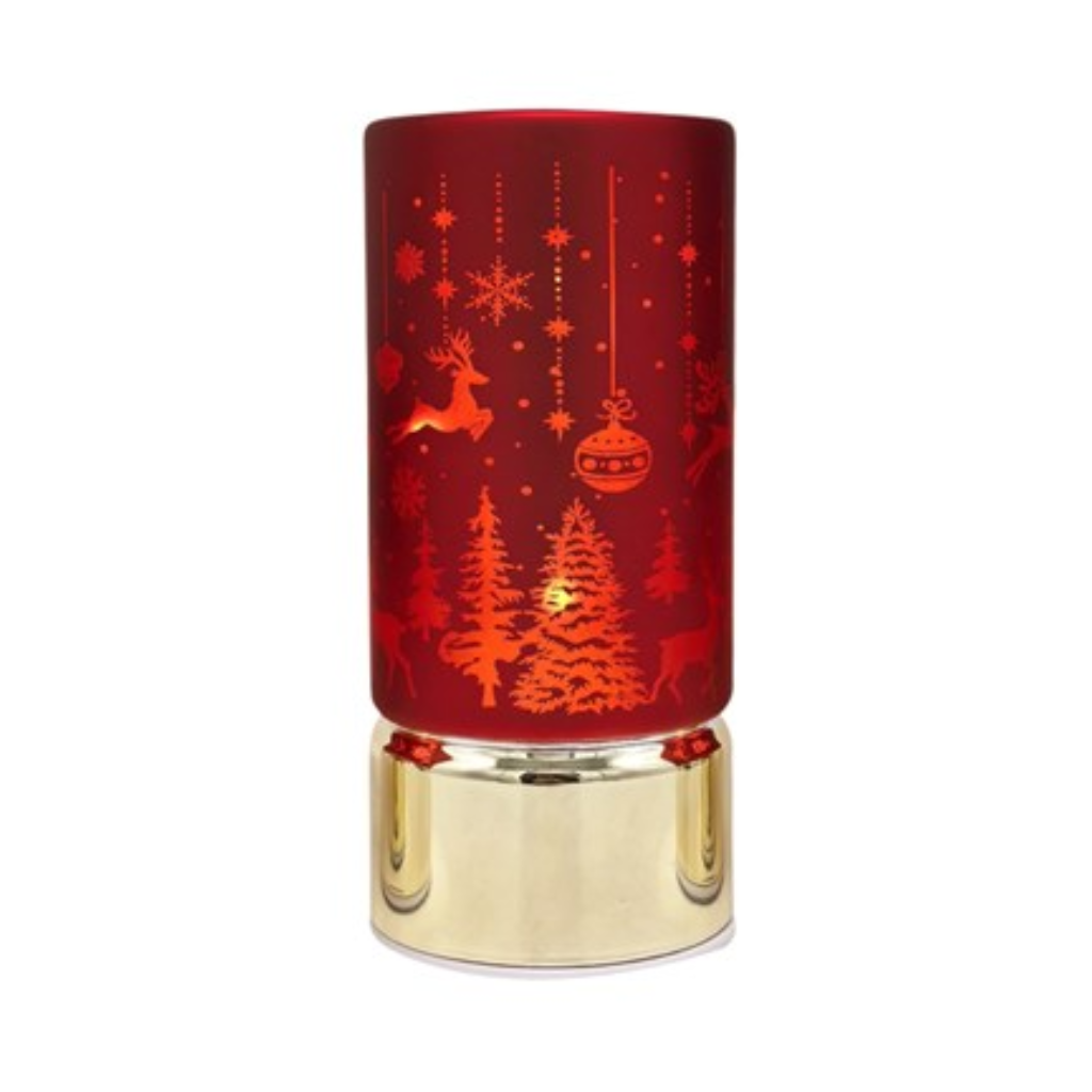 LED Rotating Deer Column 20cm 3 Assorted Colours 36833 Straits Home and Gift Mulligans of Ballaghaderreen