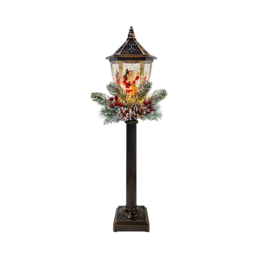 LED Santa Lamp Post Spinner 55cm 36772 Straits Home and Gift Mulligans of Ballaghaderreen