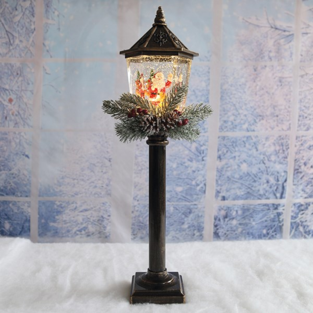 LED Santa Lamp Post Spinner 55cm 36772 Straits Home and Gift Mulligans of Ballaghaderreen