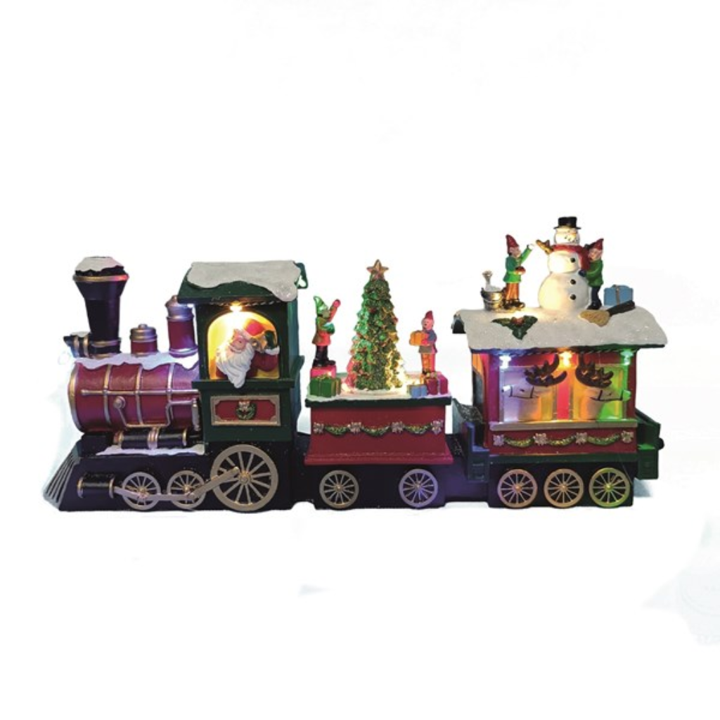 LED Santa Train 38x17cm 34448 Straits Mulligans of Ballaghaderreen 