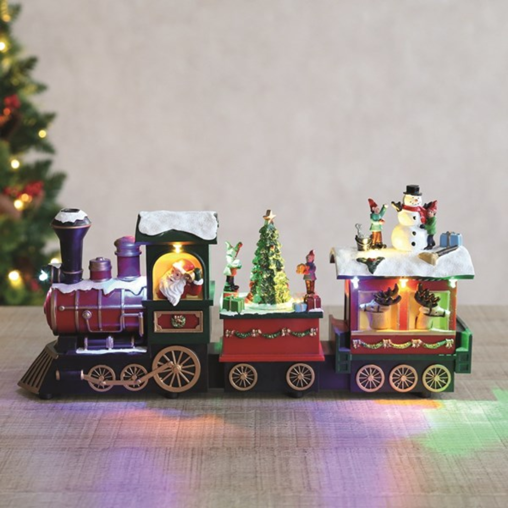 LED Santa Train 38x17cm 34448 Straits Mulligans of Ballaghaderreen 