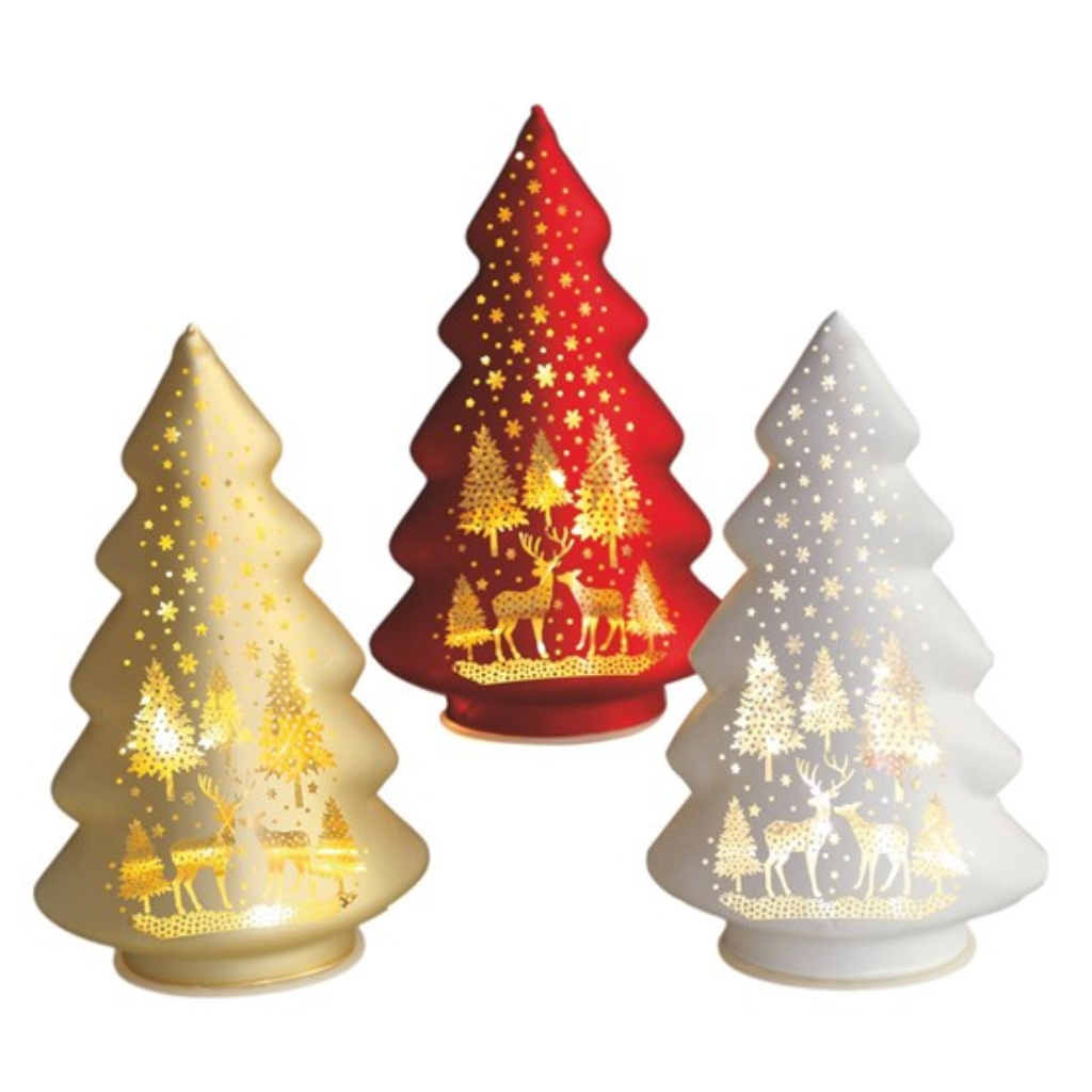 LED Tree Gold/Red/White 19cm 34520 Straits Mulligans of Ballaghaderreen 