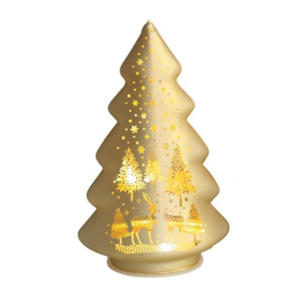 LED Tree Gold/Red/White 19cm 34520 Straits Mulligans of Ballaghaderreen 