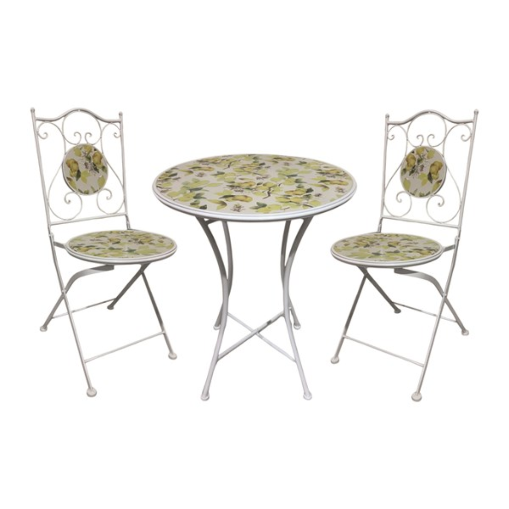 Letino Bistro Set - Lemon Design 35081 Straits Home and Gift Mulligans of Ballaghaderreen