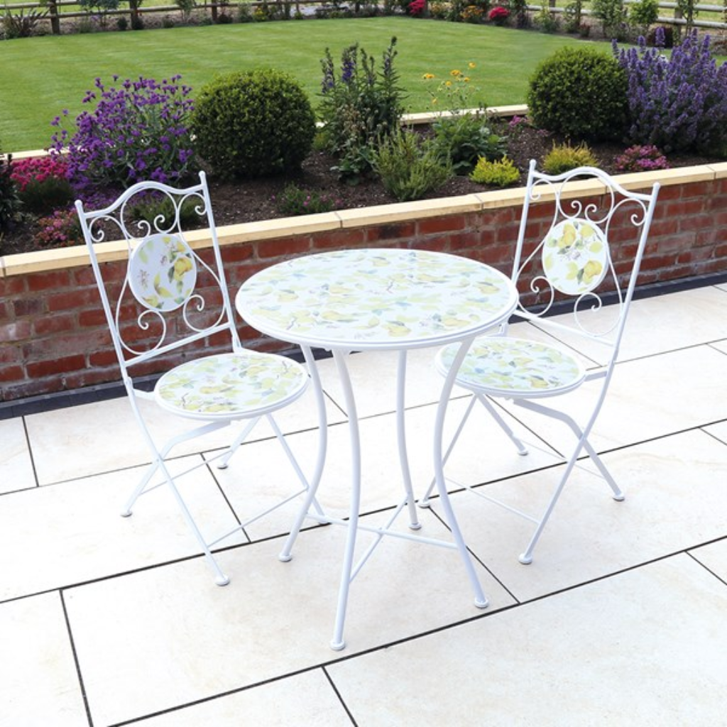Letino Bistro Set - Lemon Design 35081 Straits Home and Gift Mulligans of Ballaghaderreen