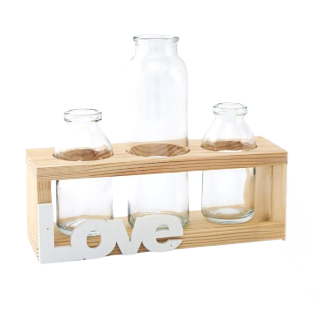 "Love" Bottles in Stand OR2048L Sifcon Mulligans of Ballaghaderreen