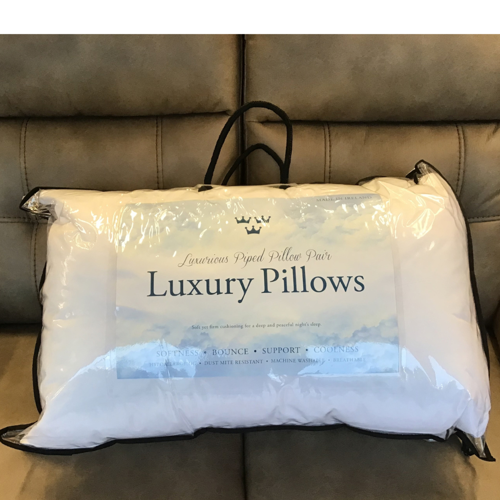 Luxury Spiral Fibre Pillow (Twin Pack) PRO-0565 Millford Linen Mulligans of Ballaghaderreen