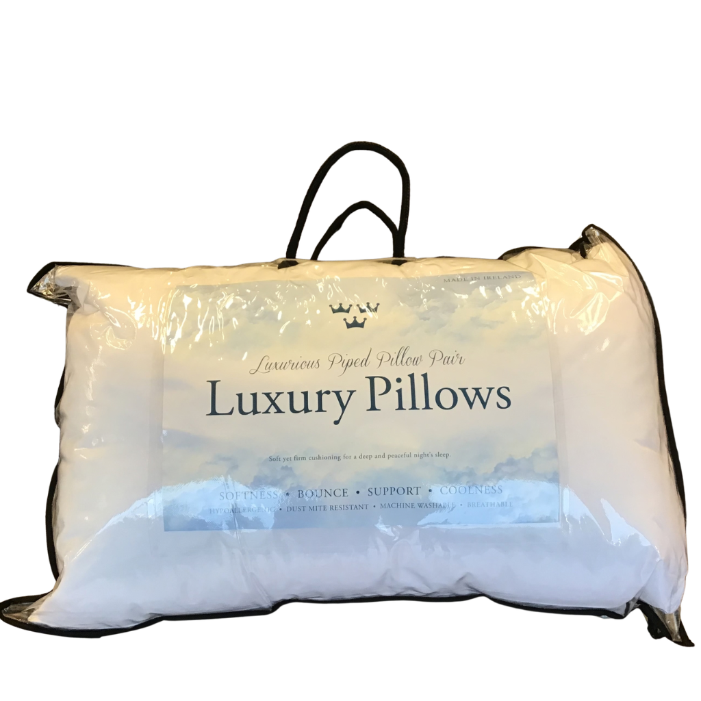 Luxury Spiral Fibre Pillow (Twin Pack) PRO-0565 Millford Linen Mulligans of Ballaghaderreen
