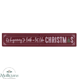 Mantel Plaque - Looks Like Christmas XM12094  Widdop and Co Mulligans of Ballaghaderreen