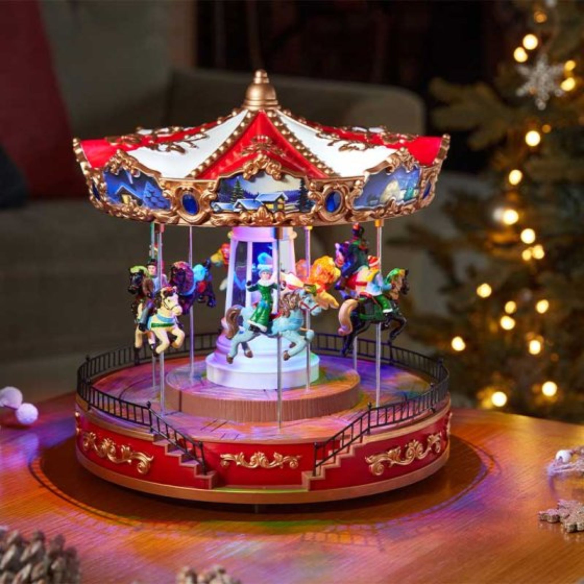 Magic Carousel SnowScene 2571023 Smart Garden Christmas Mulligans of Ballaghaderreen