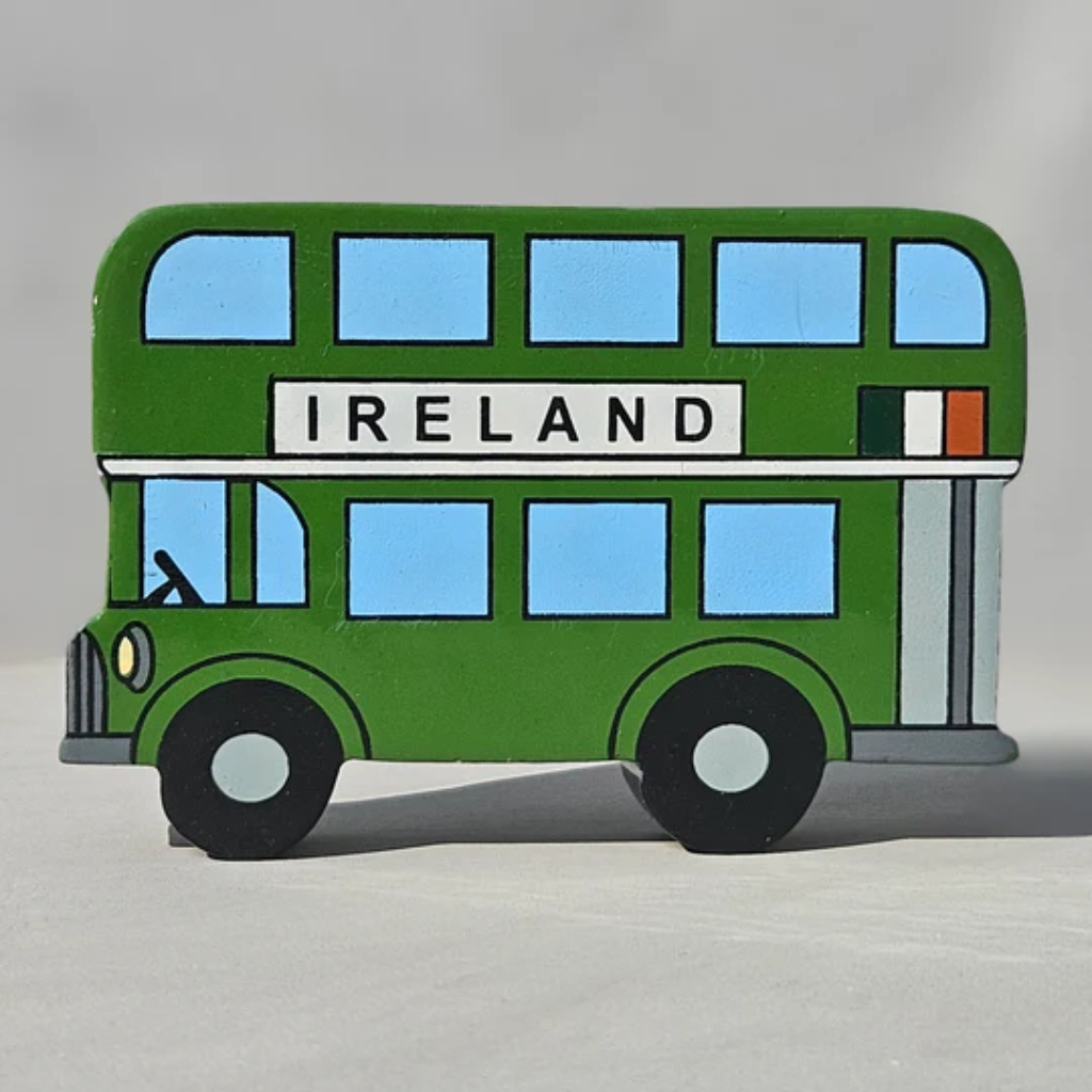 Magnetic Irish Bus Play Figure MIB309 Alphabet Jigsaws Mulligans of Ballaghaderreen