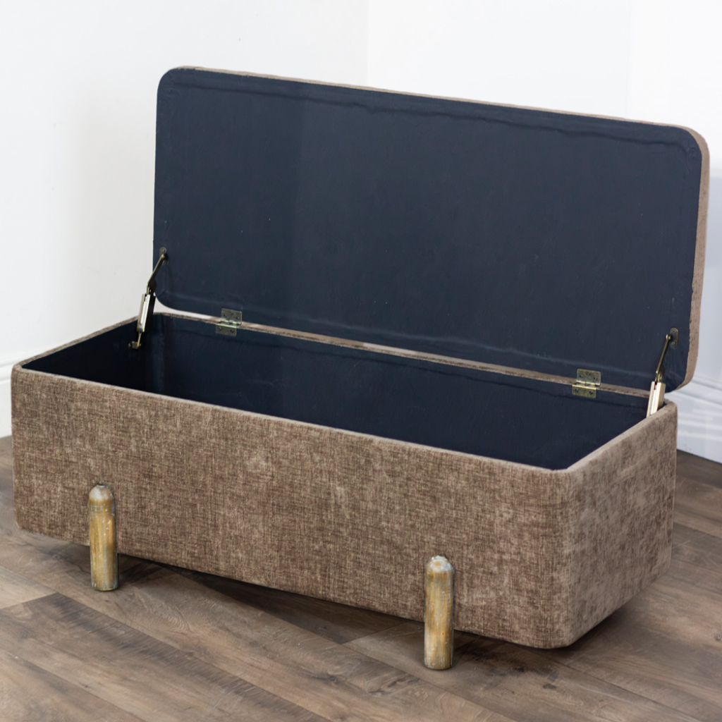 Maya Cappuccino Storage Bench - Small Large TL7089 Tara Lane Mulligans of Ballaghaderreen