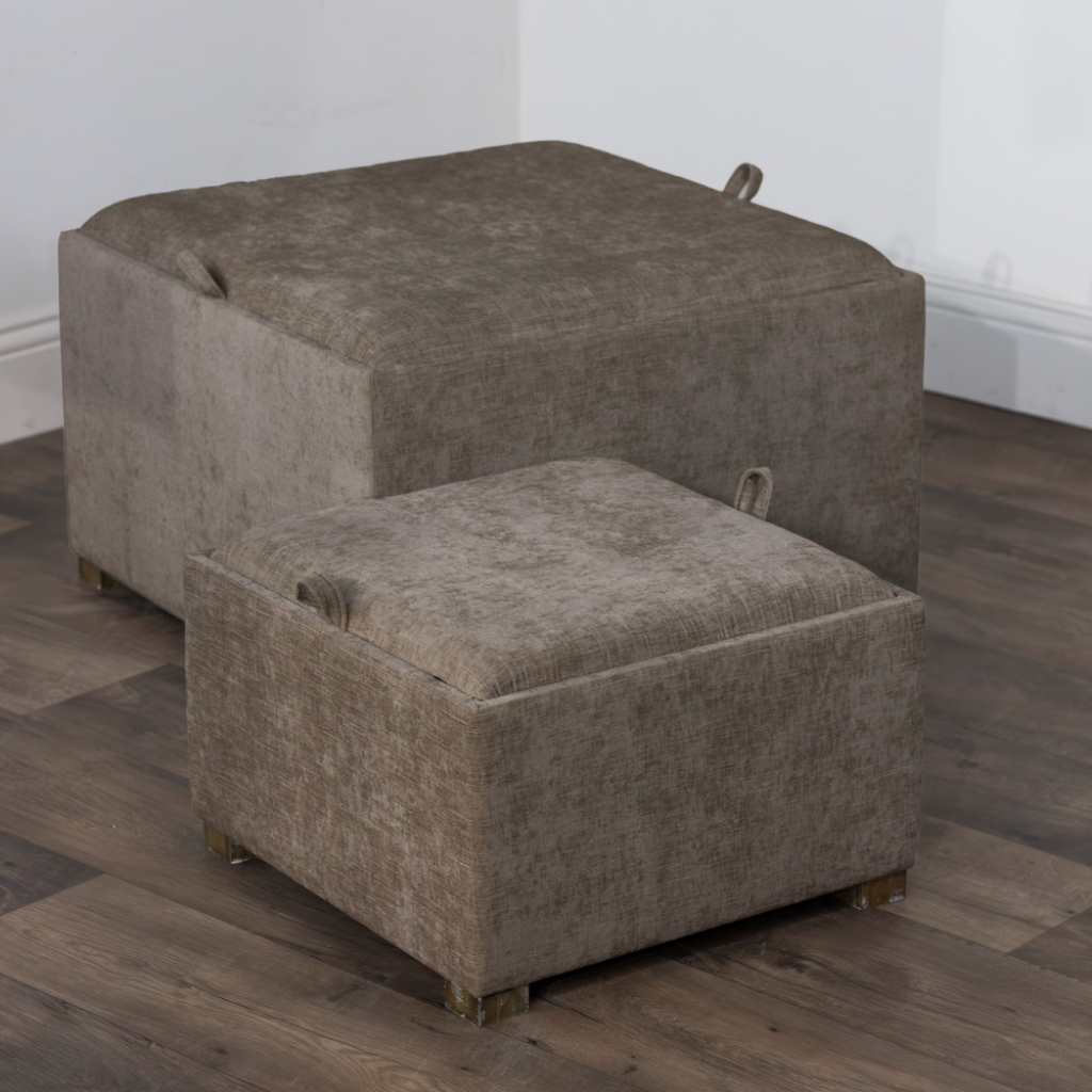 Maya Tray Table Pouffes - Cappuccino TL7087 Tara Lane Mulligans of Ballaghaderreen