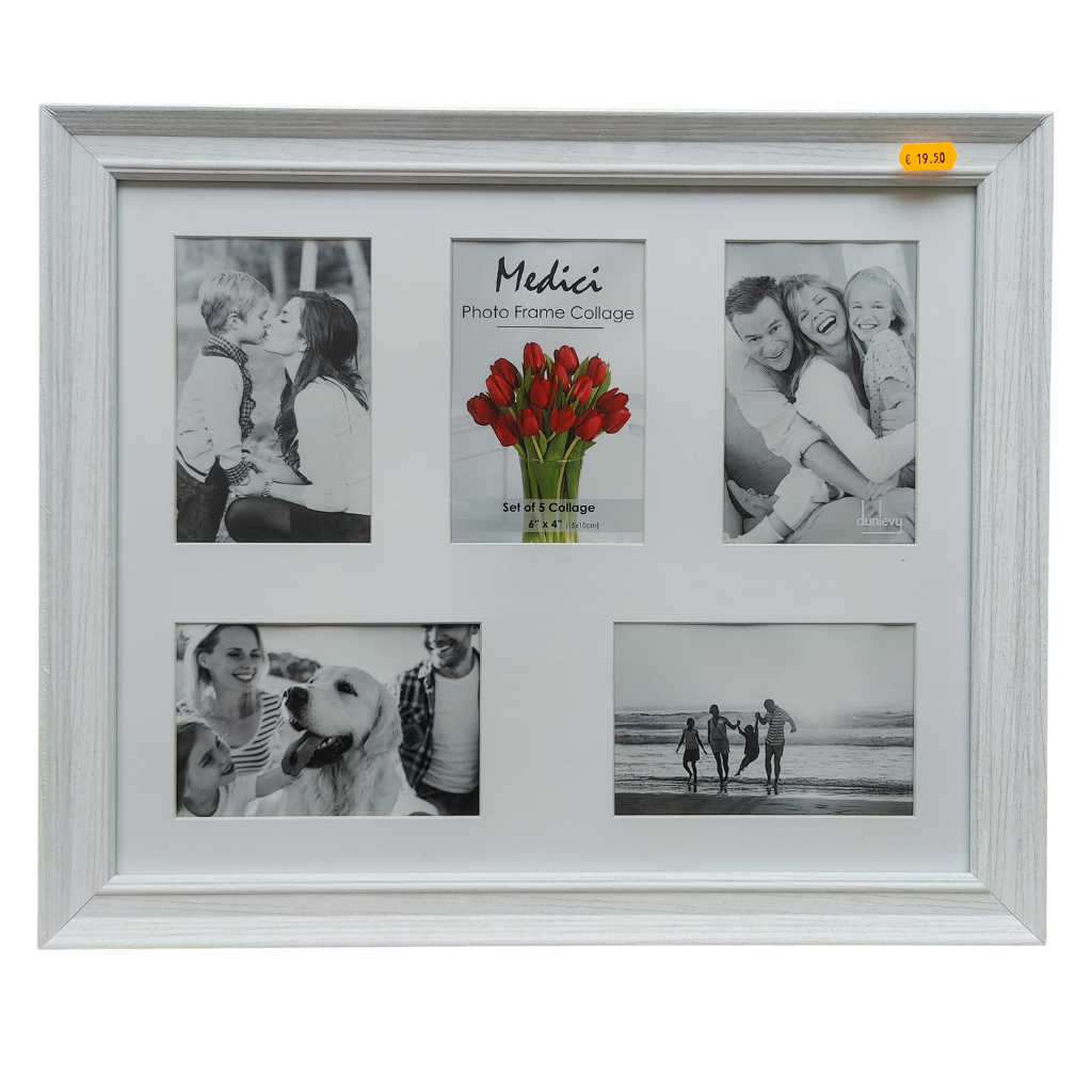 Dunlevy White Medici Photo Frame - Multiple Sizes