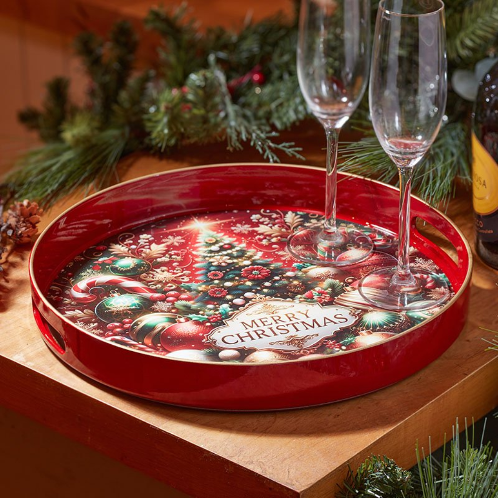 Merry Christmas DecorTray - Oval 2525041 Smart Garden Mulligans of Ballaghaderreen