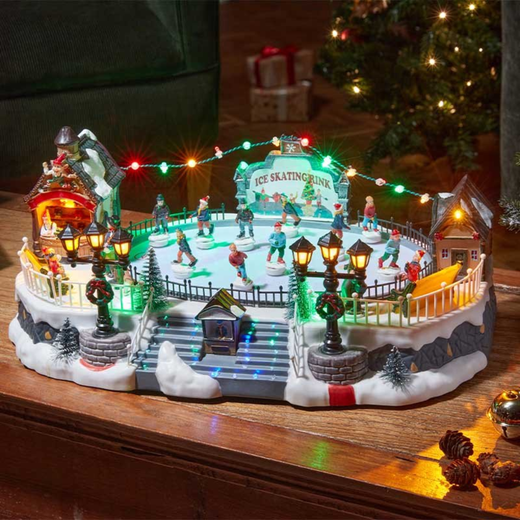 Merry Skaters!, SnowScene 2571032 Smart Garden Mulligans of Ballaghaderreen