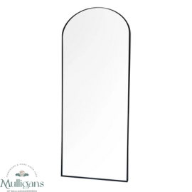 Modena Arch Leaner Mirror Black TL6718 Tara Lane Mulligans of Ballaghaderreen