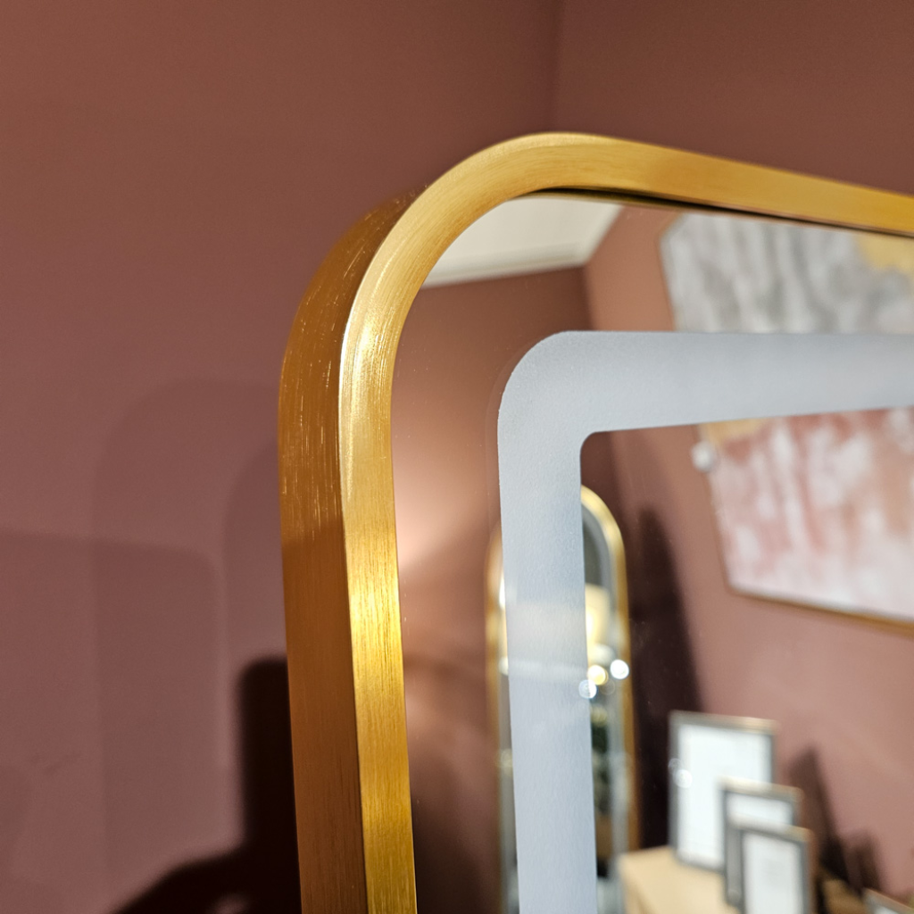 Modena LED Cheval Mirror Gold 160 x 50cm TL6293 Tara Home Mulligans of Ballaghaderreen