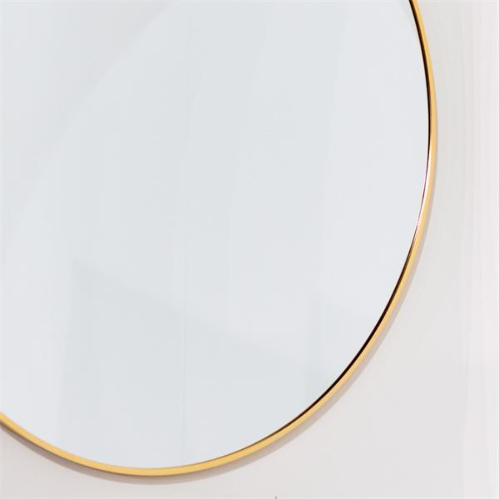 Modena Round Wall Mirror Gold 60Cm TL6038 Mulligans Of Ballaghaderreen