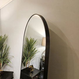 Modena Arch Leaner Mirror Black TL6718 Tara Lane Mulligans of Ballaghaderreen