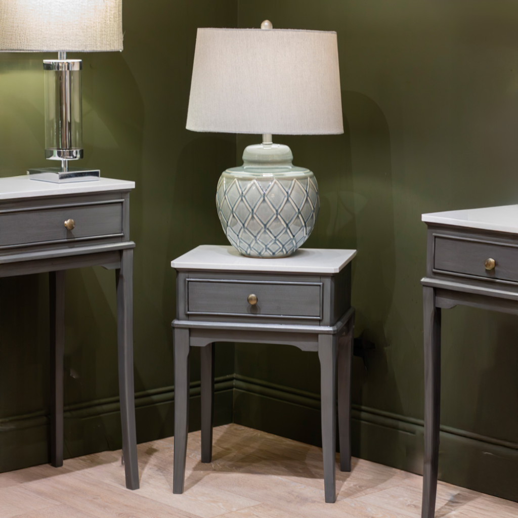 Monroe 1 Drawer Accent Table with Marble Top - Russell TL6593 Tara Lane Mulligans of Ballaghaderreen