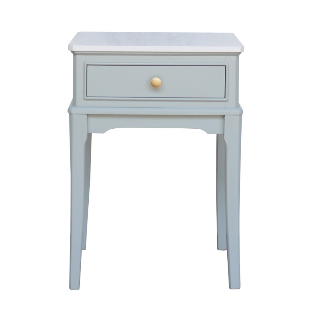 Monroe 1 Drawer Accent Table with Marble Top - Sage TL6594 Tara Lane Mulligans of Ballaghaderreen