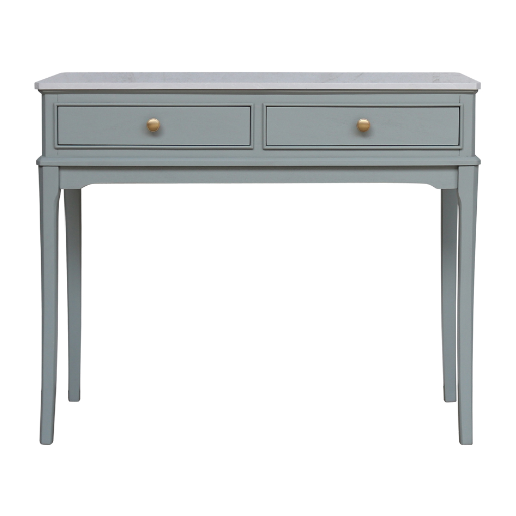 Monroe 2 Drawer Console with Marble Top - Sage TL6598 Tara Lane Mulligans of Ballaghaderreen