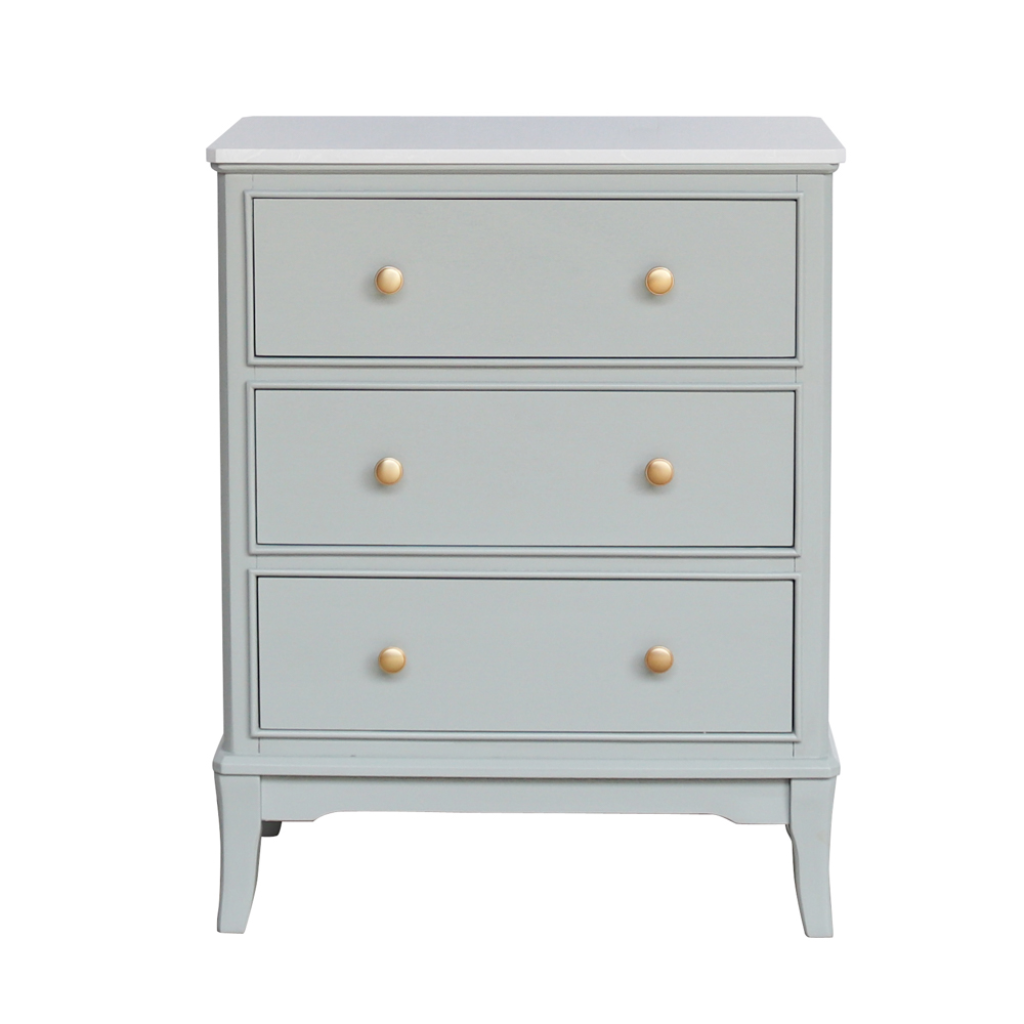 Monroe Large 3 Dr Locker With Marble Top Sage TL7228 Tara Lane Mulligans of Ballaghaderreen