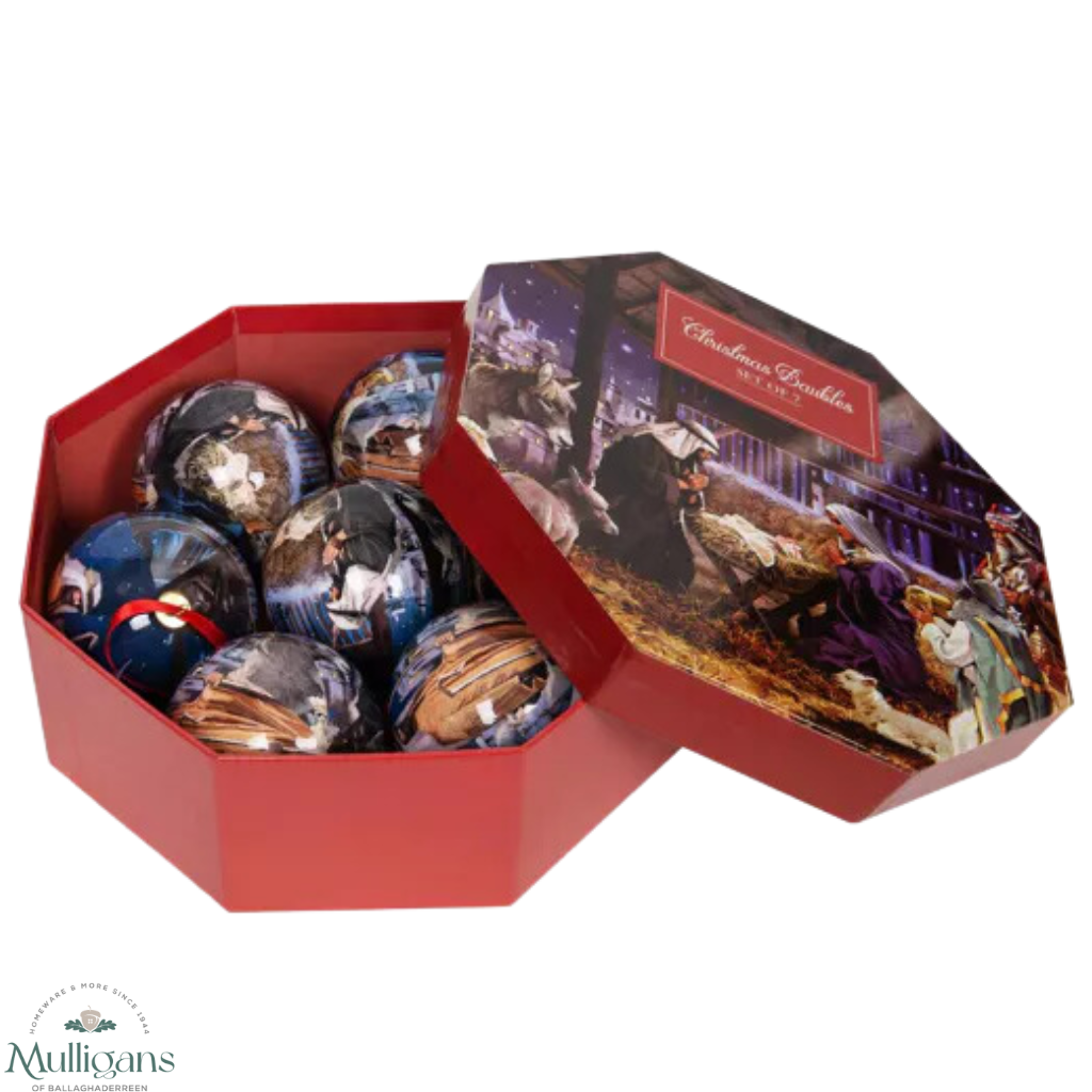 Nativity Christmas Baubles - Set of 7  - Mulligans of Ballaghaderreen 